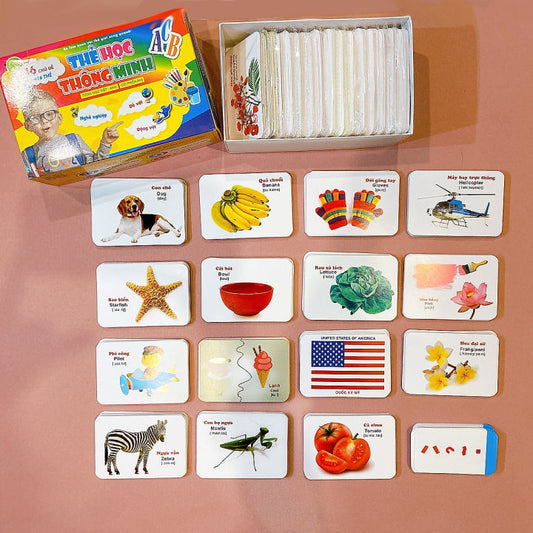 Bộ Thẻ học Thông minh - 416 Tấm Flashcards Tiếng Anh - 16 Chủ Đề