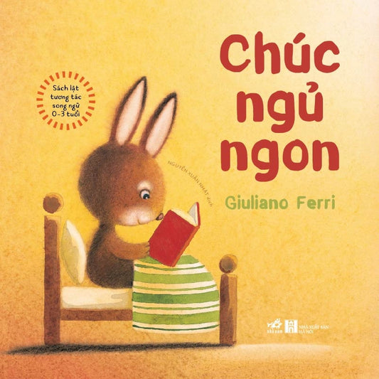 Sách Lật Tương Tác - Chúc Ngủ Ngon (Song Ngữ 0-3 Tuổi)